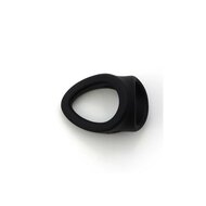 Sport Fucker Freeballer Cockring en Ballstretcher van vloeibare siliconen - Zwart