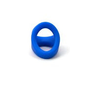 Sport Fucker Freeballer Cockring en Ballstretcher van vloeibare siliconen - blauw