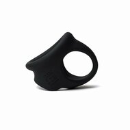 Sport Fucker Liquid Siliconen Cock Chute Rekbare Ballstretcher - Zwart