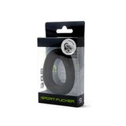 Sport Fucker Liquid Siliconen Hero Elasische Cockring - Zwart
