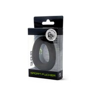 Sport Fucker Liquid Siliconen Hero Elasische Cockring - Zwart