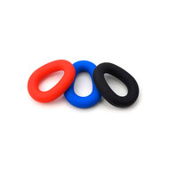 Sport Fucker Liquid Siliconen Hero Elasische Cockring - Zwart