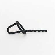 Sport Fucker Siliconen Penis plug / Dipstick - zwart
