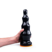 Dinoo - Primal Desires - Extra Grote Dildo met Zuignap Spino - Zwart