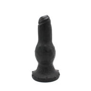 Dinoo - XXL Anaal Dildo Met bolvormige verdikking Van TPE - Zwart