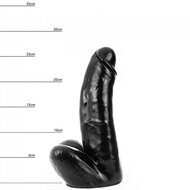 Dinoo - Dildo HUNG - Riff 27 x 7 cm - Zwart