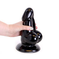 Dinoo - Dildo HUNG - Sly 19 x 4,5 cm - Zwart