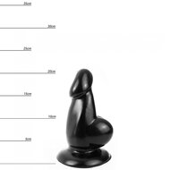 Dinoo - Dildo HUNG - Sly 19 x 4,5 cm - Zwart