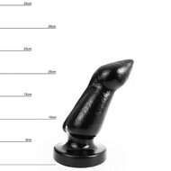 Dinoo - Dildo HUNG - Dingo 23 x 7 cm - Zwart