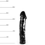 Dinoo - Dildo - Erketu - 27 x 6,3 cm - Zwart