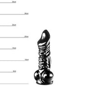 Dinoo - Dildo - Rhabdodon - 23 x 5,8 cm - Zwart