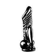 Dinoo - Dildo - Rinchenia - 30 x 7,6 cm - Zwart