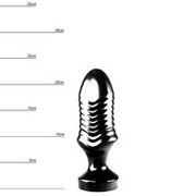 Dinoo - Buttplug - Tanius - 23 x 7 cm - Zwart