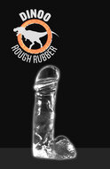 Dinoo - Dildo Met Balzak Raptor - 20,5 x 6,5 cm - Transparant