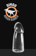 Dinoo - Dildo - Bolong - 20 cm - Transparant