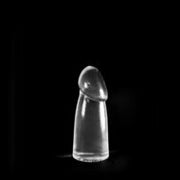 Dinoo - Dildo - Bolong - 20 cm - Transparant