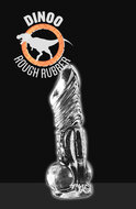Dinoo - Dildo - Rhabdodon - 23 x 5,8 cm - Transparant