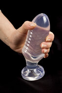 Dinoo - Buttplug - Tanius - 23 x 7 cm - Transparant