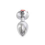 Booty Sparks - Aluminium Buttplug 'Red Rose' Met bloem decoratie