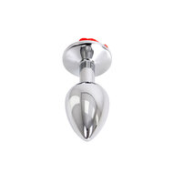 Booty Sparks - Aluminium Buttplug 'Red Rose' Met bloem decoratie