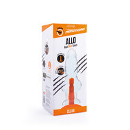 Dinoo - Primal Desires Extra Grote Dildo met Zuignap Allo 30 x 10 cm - Transparant