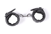 Kiotos - Gevoerde Leren Enkelboeien 7 cm Breed - Zwart