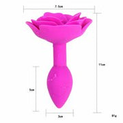 Kiotos - Roze Roos - Siliconen Anaal Plug