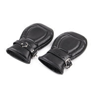 Kiotos - BDSM Leren Wanten Voor Bondage - Zwart