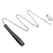 Kiotos - Buttplug Aluminium Met Leiband