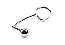 Kiotos - Cockring Met Anaal bal RVS - bal Ø 30 mm - Ring Ø 45 mm