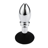 Kiotos - Buttplug Aluminium Met bal En ribbels En Zuignap
