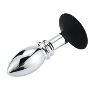 Kiotos - Buttplug Aluminium Met bal En ribbels En Zuignap