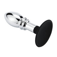 Kiotos - Buttplug Aluminium Met bal En ribbels En Zuignap