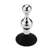 Kiotos - Buttplug Aluminium In zandloper-vorm Met Zuignap