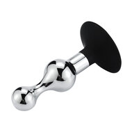 Kiotos - Buttplug Aluminium In zandloper-vorm Met Zuignap