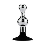 Kiotos - Buttplug Aluminium In zandloper-vorm Met Zuignap