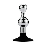 Kiotos - Buttplug Aluminium In zandloper-vorm Met Zuignap
