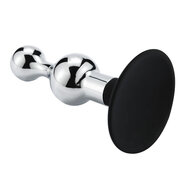 Kiotos - Buttplug Aluminium In zandloper-vorm Met Zuignap
