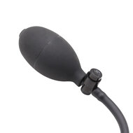 Kiotos - Opblaasbare Buttplug - Spade Anaalplug - Diameter 45 mm - Zwart