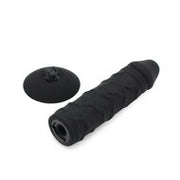 Kiotos - Grote Siliconen Dildo 18 x 4.5 cm Met Zuignap & geschikt Voor strap-ons - Zwart
