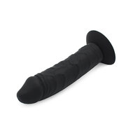 Kiotos - Grote Siliconen Dildo 18 x 4.5 cm Met Zuignap & geschikt Voor strap-ons - Zwart