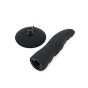 Kiotos - Siliconen Dildo Nr. 6 Met Zuignap & geschikt Voor strap-ons - Zwart