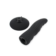 Kiotos - Siliconen Dildo Nr. 6 Met Zuignap & geschikt Voor strap-ons - Zwart