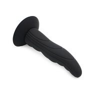 Kiotos - Siliconen Dildo Nr. 6 Met Zuignap & geschikt Voor strap-ons - Zwart