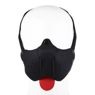 Kiotos - Neopreen Puppy Dog Gag - Mondmasker - Zwart