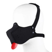Kiotos - Neopreen Puppy Dog Gag - Mondmasker - Zwart