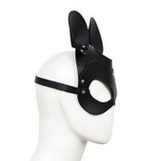 Kiotos - Mouse - Muis Masker PU Leer - Zwart