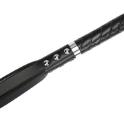 RISE - Lange Flogger met Harde Strengen – Zwart