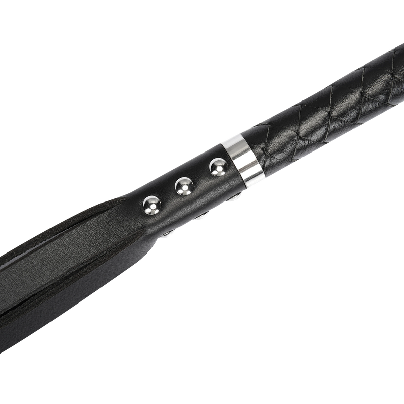 RISE - Lange Flogger met Harde Strengen – Zwart