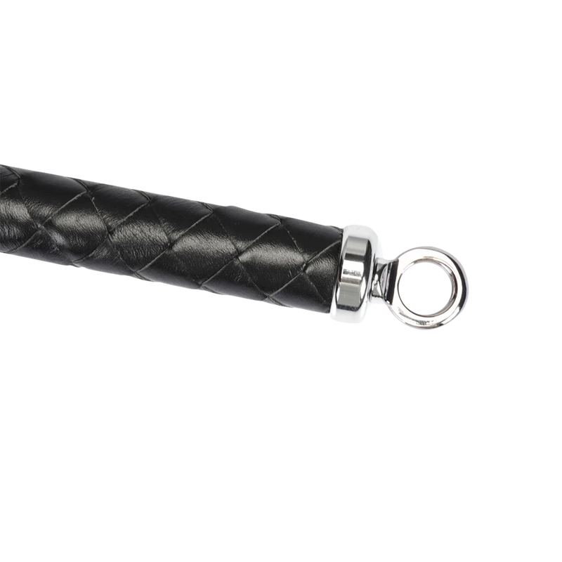 RISE - Lange Flogger met Harde Strengen – Zwart
